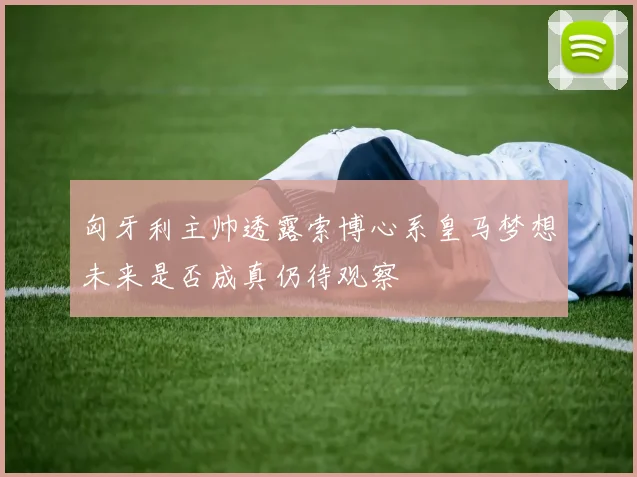 匈牙利主帅透露索博心系皇马梦想未来是否成真仍待观察
