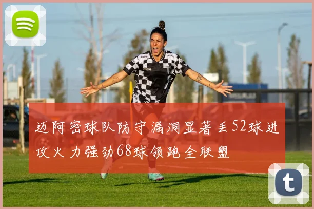 迈阿密球队防守漏洞显著丢52球进攻火力强劲68球领跑全联盟